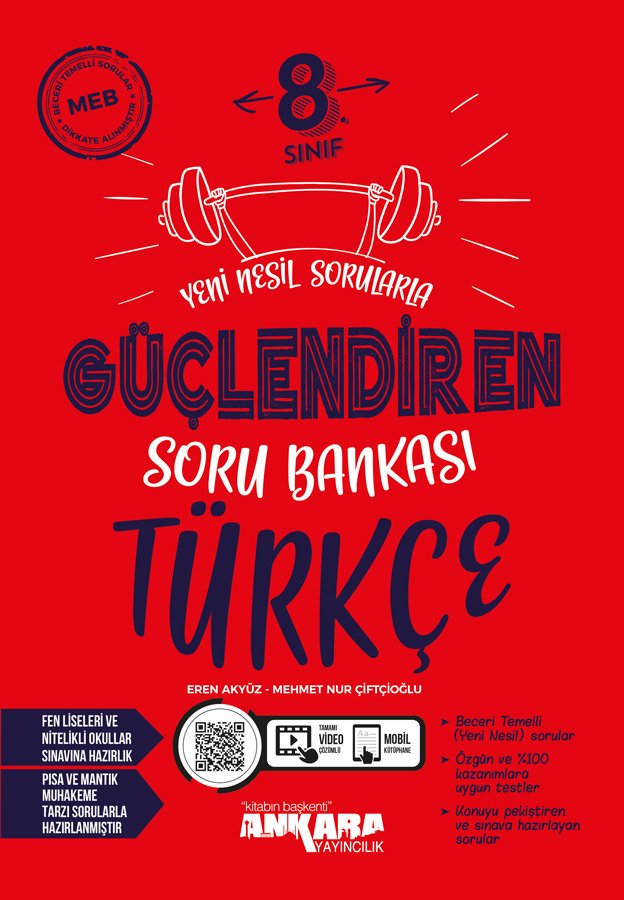 Ankara 8.Sınıf Güçlendiren Türkçe Soru Bankası