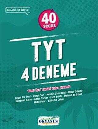 Okyanus Yayınları TYT 40 Seans 4 lü Deneme