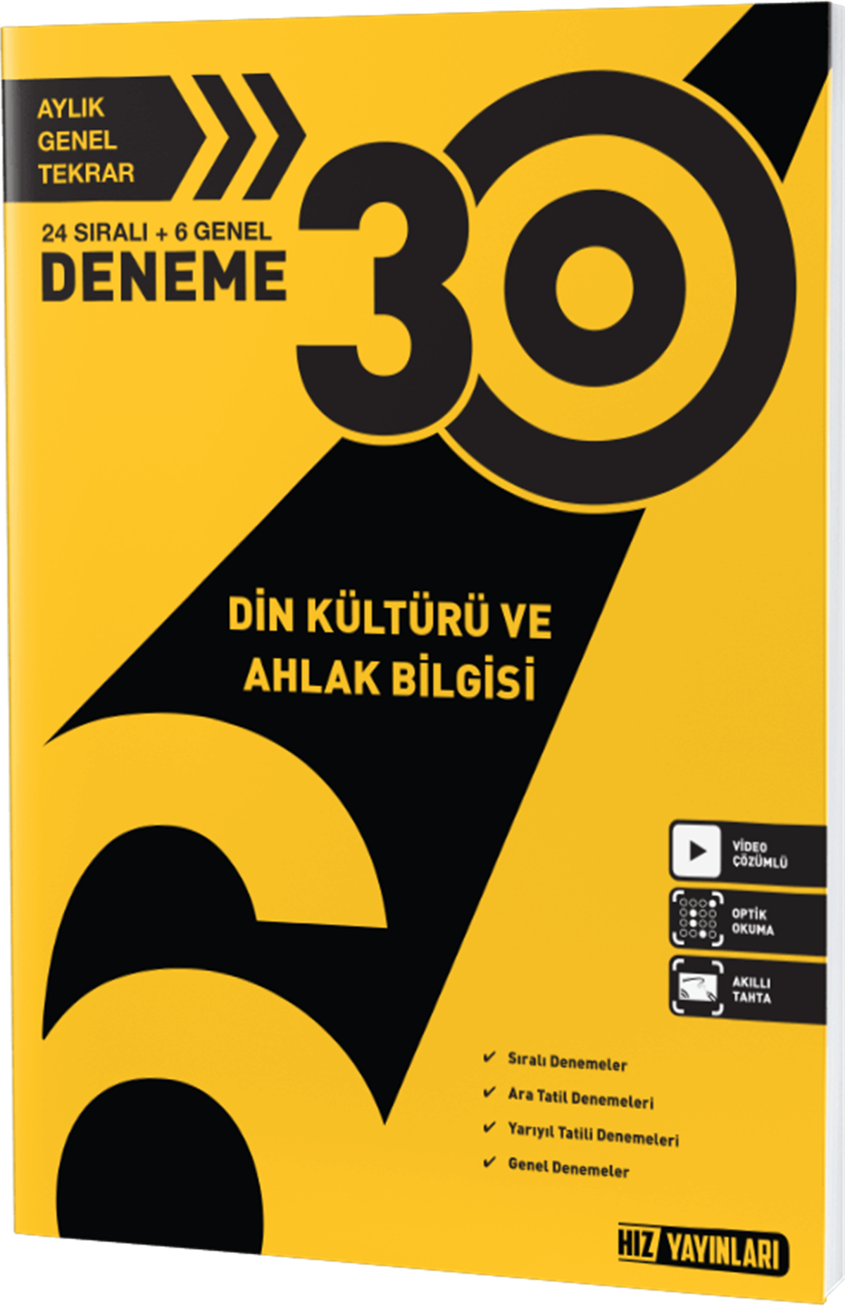 Hız Yayınları 6. SINIF DİN KÜLTÜRÜ VE AHLAK BİLGİSİ DENEME 30 LU