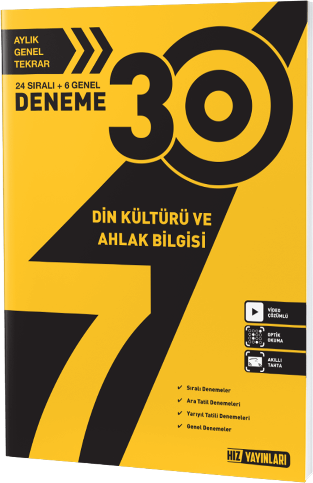 Hız Yayınları 7. SINIF DİN KÜLTÜRÜ VE AHLAK BİLGİSİ DENEME 30 LU