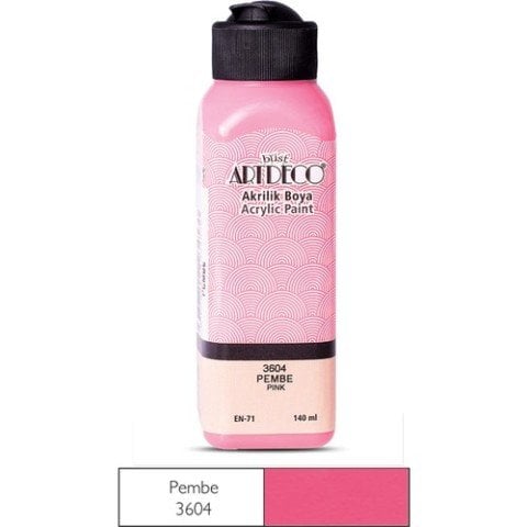ARTDECO AKRİLİK BOYA 140 ML PEMBE