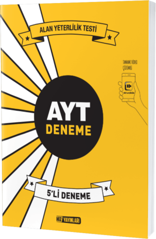 Hız Yayınları AYT GENEL DENEME 5 Lİ
