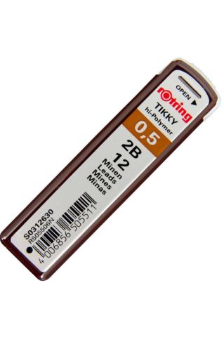 Rotring Hi-Polymer Kursun Kalem Ucu 0.5 Mm (2B)