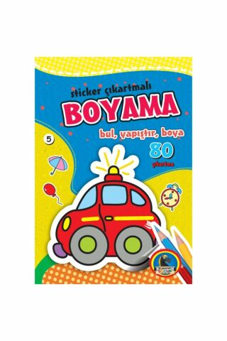 Karatay Sticker Çıkartmalı Boyama Bul, Yapıştır, Boya