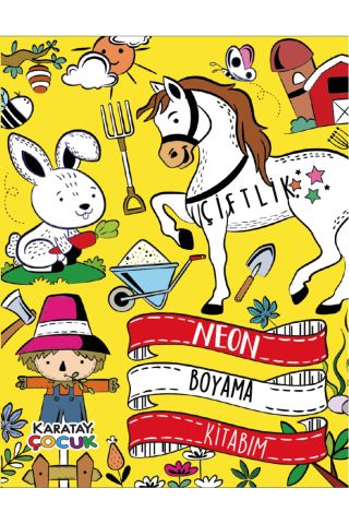 Karatay Neon Boyama Kitabım-32 Sf.-8 Kitap (Yeni)