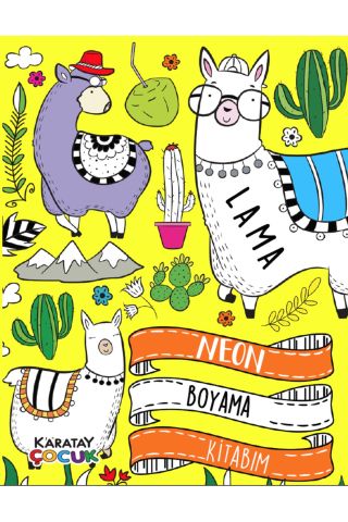 Karatay Neon Boyama Kitabım-32 Sf.-8 Kitap (Yeni)