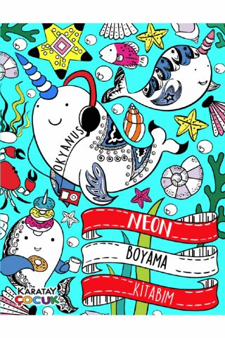 Karatay Neon Boyama Kitabım-32 Sf.-8 Kitap (Yeni)