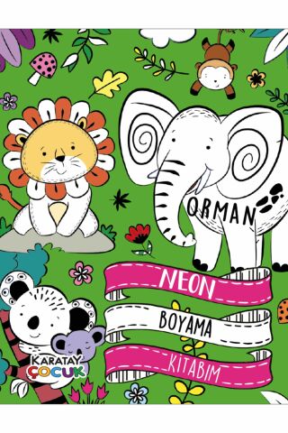 Karatay Neon Boyama Kitabım-32 Sf.-8 Kitap (Yeni)