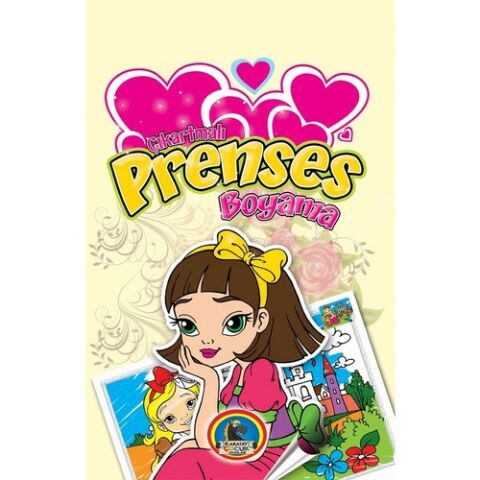 Karatay Prenses Boyama Kitabı Stickerli 16 Syf (4 kitap takım)