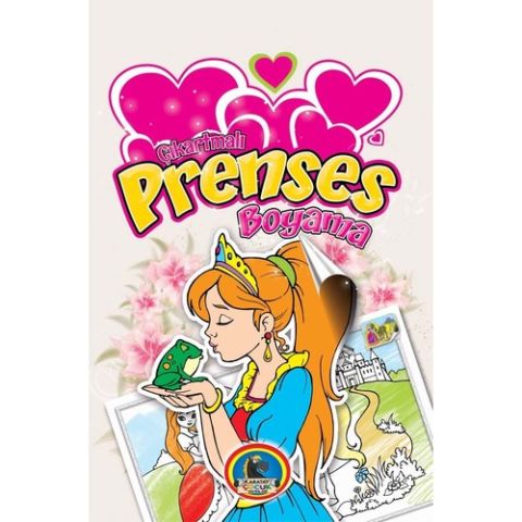 Karatay Prenses Boyama Kitabı Stickerli 16 Syf (4 kitap takım)