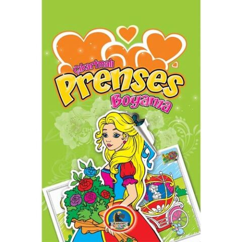 Karatay Prenses Boyama Kitabı Stickerli 16 Syf