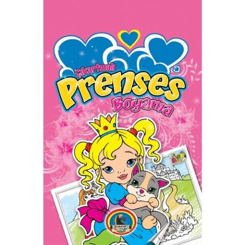 Karatay Prenses Boyama Kitabı Stickerli 16 Syf