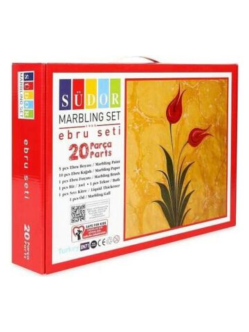 Südor Ebru Boya Seti A4 20 Parça
