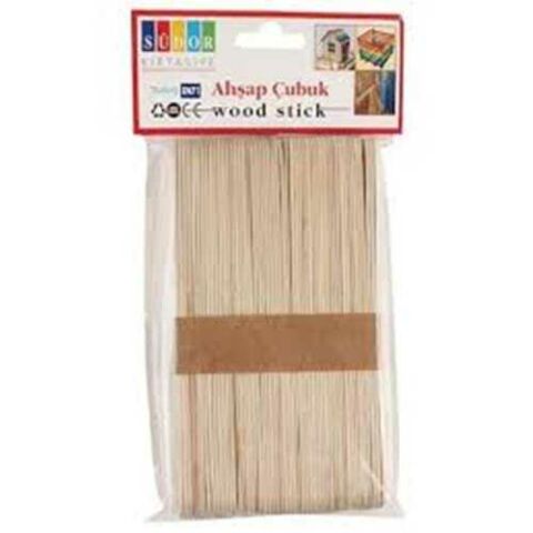 Südor Ahşap Çubuk Büyük 50 Li Natural Bs70