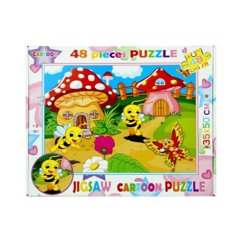 Jigsaw Cartoon Puzzle 48 Parça