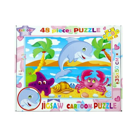 Jigsaw Cartoon Puzzle 48 Parça
