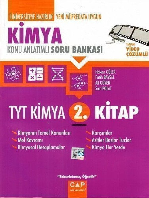ÇAP TYT KİMYA BİLİMİ 2.KİTAP