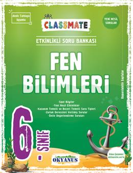 Okyanus 6.Sınıf Classmate Fen Bilimleri Etkinlikli Soru Bankası