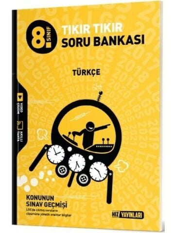 Hız Yayınları 8.Sınıf Türkçe Tıkır Tıkır Soru Bankası