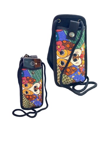 Aytan Dokuma Telefon Çantası – Askılı 10 X 21 Cm