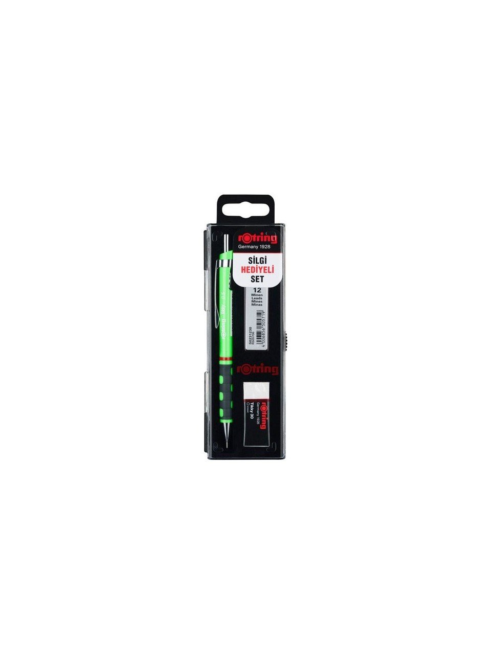 Rotring Tikky Min Silgi 3Lü Okul Seti 0.7 - Neon Yeşil