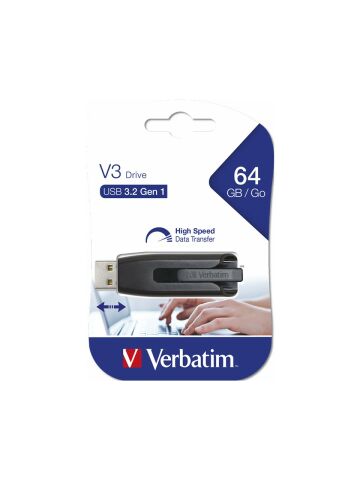 Verbatim Pws-121 64 Gb Usb 3.2 V3 Flash Bellek Siyah
