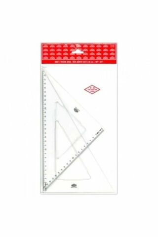 Hatas 0807 Teknik Okul Öğrenci Gönye Seti 30/60-45