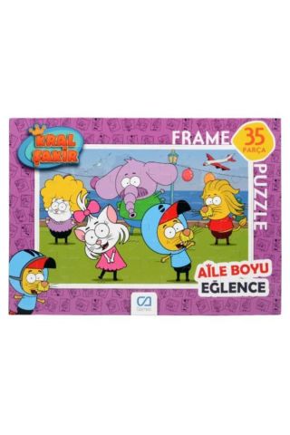 CA Games Kral Şakir 35 Parça Frame Puzzle