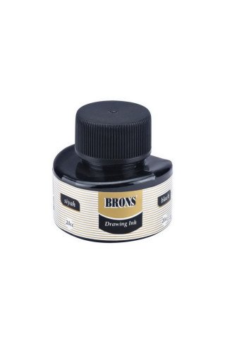 BRONS ÇİNİ MÜREKKEBİ SİYAH