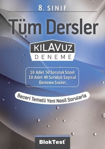 BLOKTEST 8.SINIF TÜM DERSLER KLAVUZ DENEME-2021