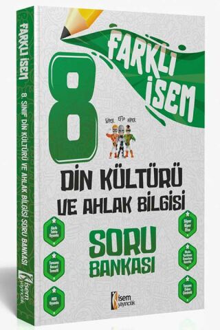 İsem 8. Sınıf Din Kültürü Farklı İsem Soru Bankası