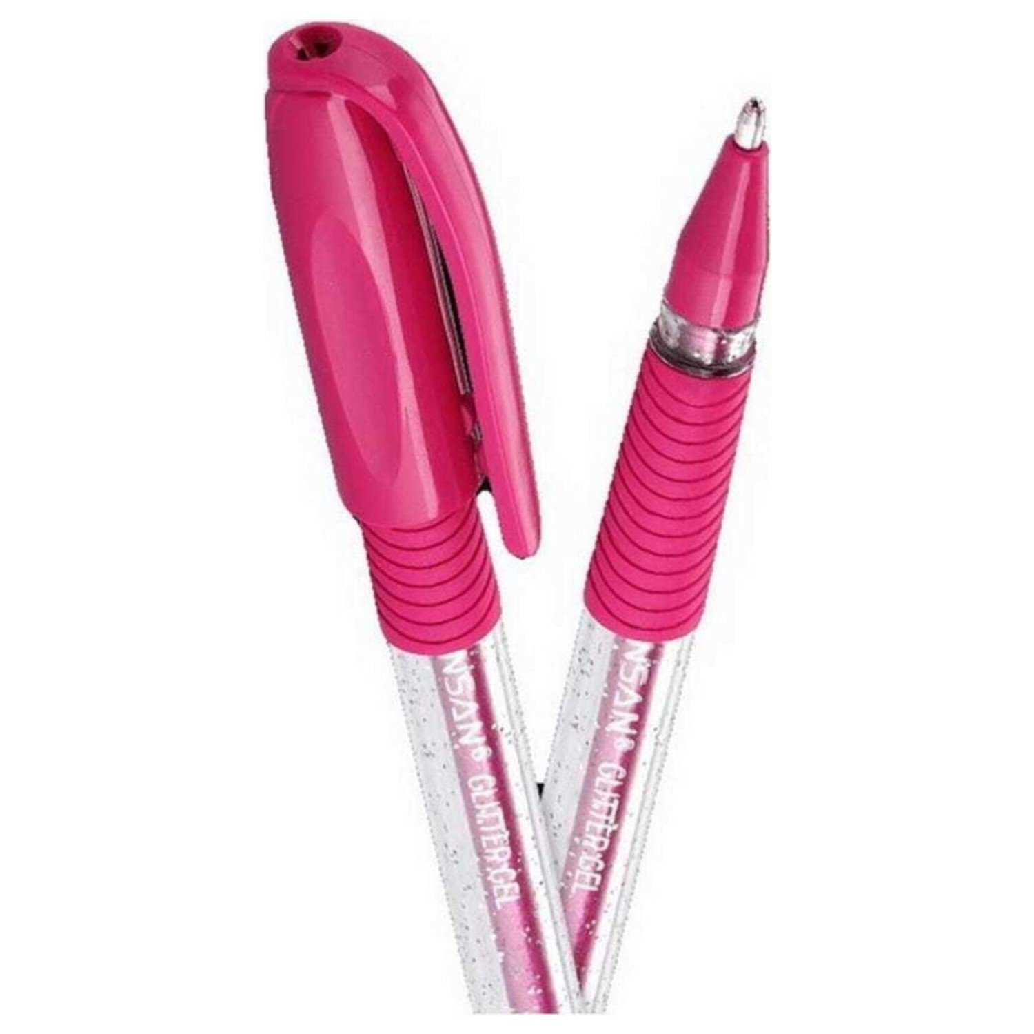 Pensan Glitter Simli Jel Kalem 1 mm - Pembe