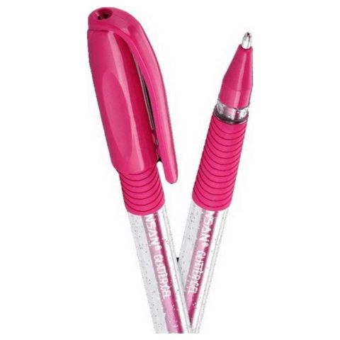 Pensan Glitter Simli Jel Kalem 1 mm - Pembe