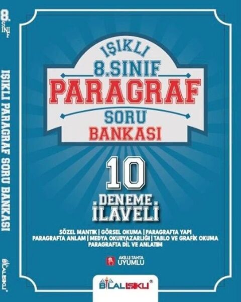 Bilal Işıklı Yayınları 8.Sınıf Paragraf Soru Bankası
