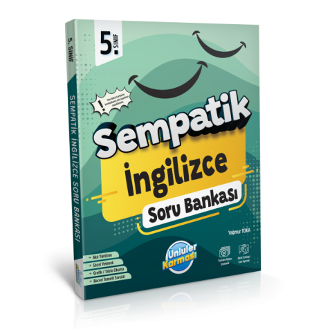 Ünlüler Yayınları Sempatik 5. Sınıf İngilizce Soru Bankası (2024-2025)