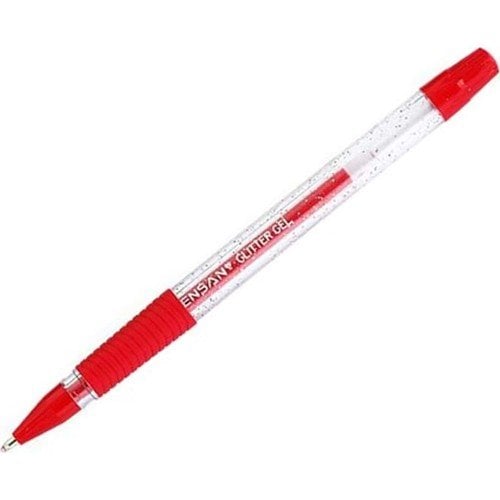 Pensan Glitter Simli Jel Kalem 1 mm - Kırmızı