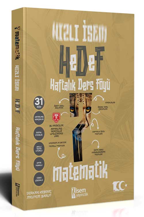İsem Yayınları 7. Sınıf Hızlı İsem Matematik Hedef Haftalık Ders Föyü