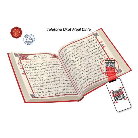 Merve Yayınları Kur'an-I Kerim Bilgisayar Hatlı Mühürlü (Orta Boy)