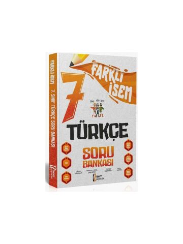 İsem 2024 Farklı İsem 7. Sınıf Türkçe Soru Bankası