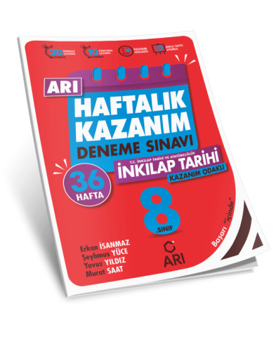 Arı Yayıncılık 8.Sınıf İnkılap Tarihi Haftalık Kazanım Deneme