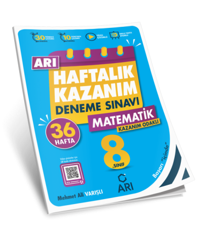 Arı Yayıncılık 8.Sınıf Matematik Haftalık Kazanım Deneme