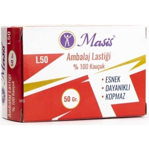 masis ambalaj lastiği % 100 kauçuk 50 gr.