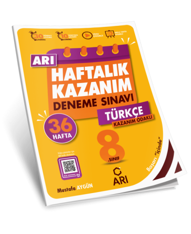 Arı Yayıncılık 8.Sınıf Türkçe Haftalık Kazanım Deneme