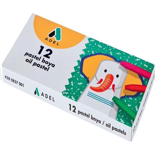 ADEL KARTON KUTU PASTEL 12 RENK
