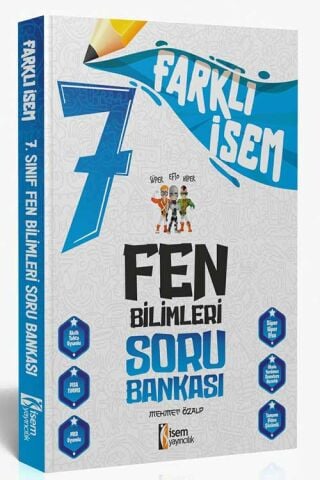 İsem 2025 Farklı İsem 7. Sınıf Fen Bilimleri Soru Bankası