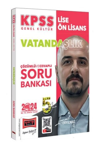YARGI KPSS GK Lise Ön Lisans 5 Yüz Vatandaşlık Tamamı Çözümlü Soru Bankası - 2024