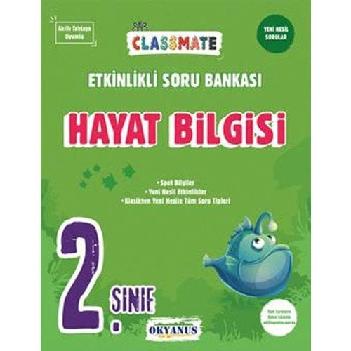 Okyanus 2.Sınıf Classmate Hayat Bilgisi Etkinlikli Soru Bankası