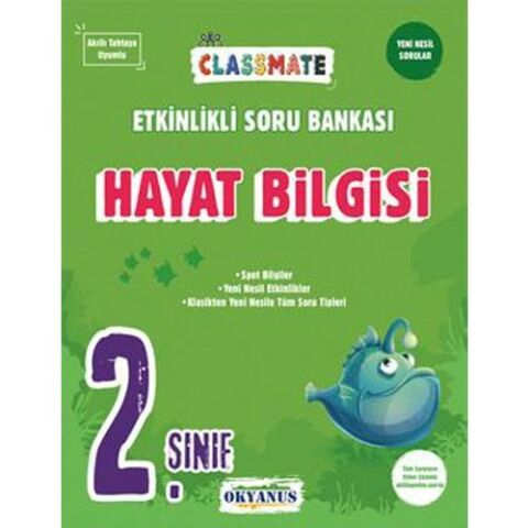 Okyanus 2.Sınıf Classmate Hayat Bilgisi Etkinlikli Soru Bankası