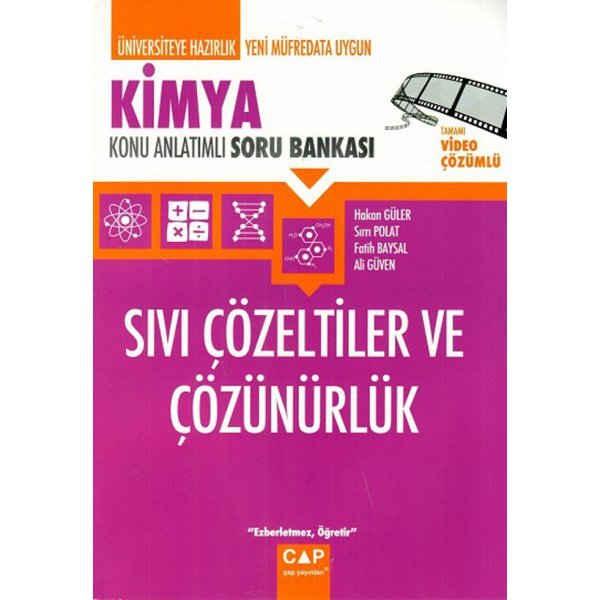 ÇAP KİMYA SIVI ÇÖZELTİ VE ÇÖZÜNÜRLÜK KASB