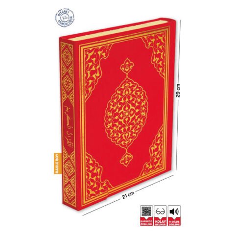 Merve Yayınları Kur'an-I Kerim Bilgisayar Hatlı Mühürlü (Rahle Boy)